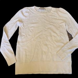 White long sleeve sweater